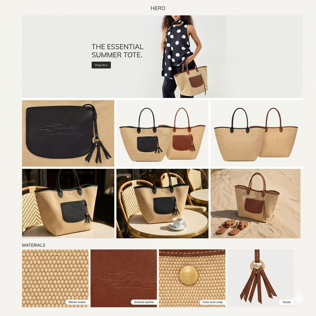 L Basket bag Longchamp