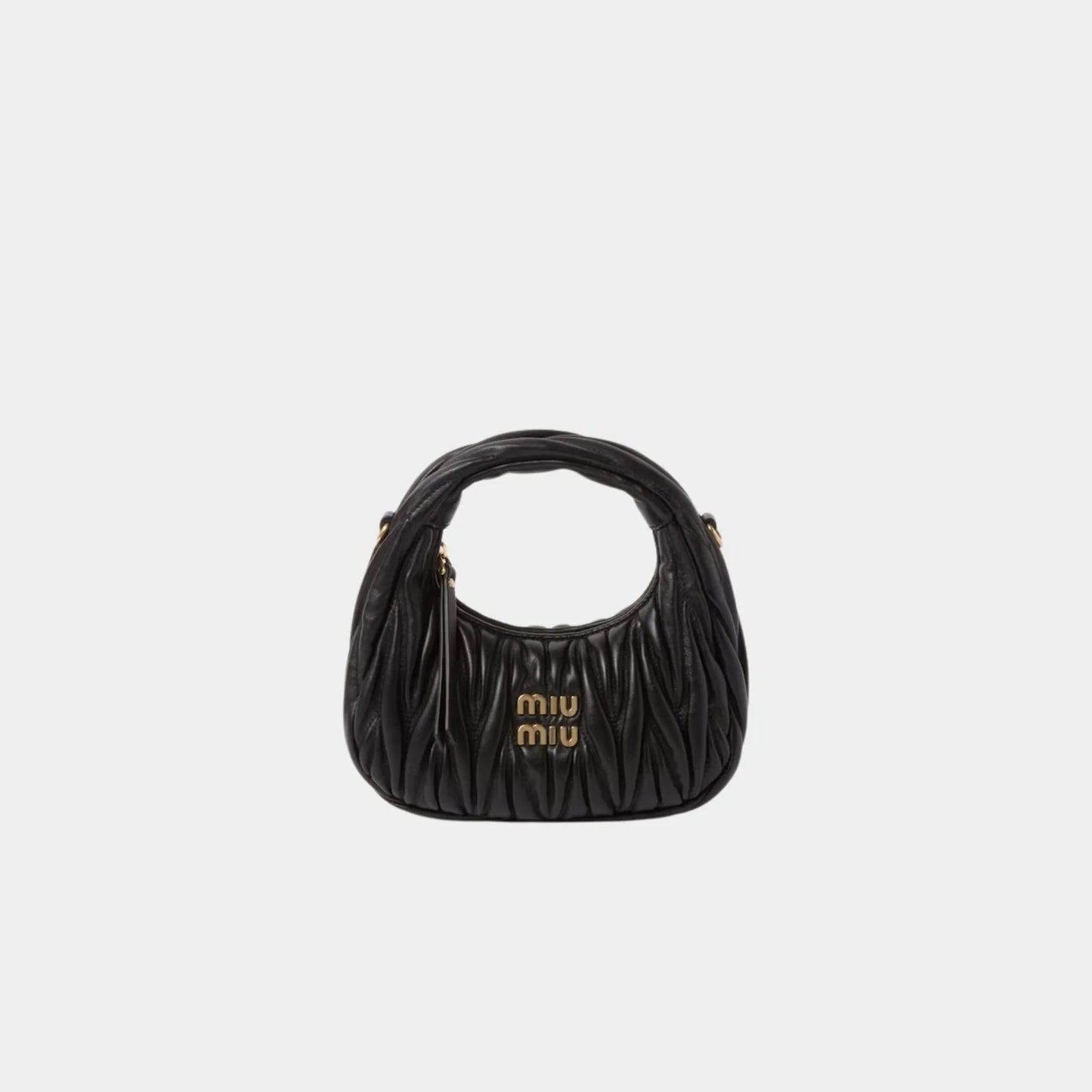 Miu Miu Wander matelassé mini hobo bag