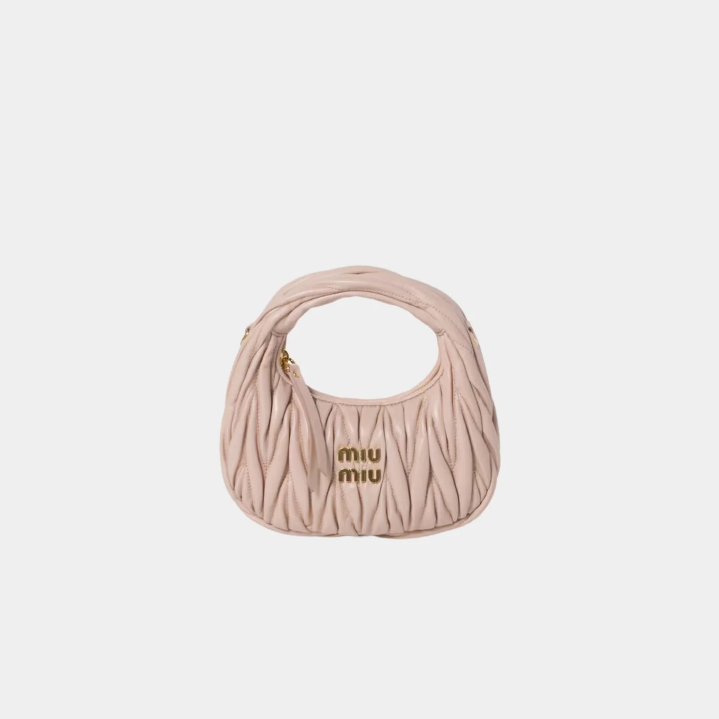 Miu Miu Wander matelassé mini hobo bag