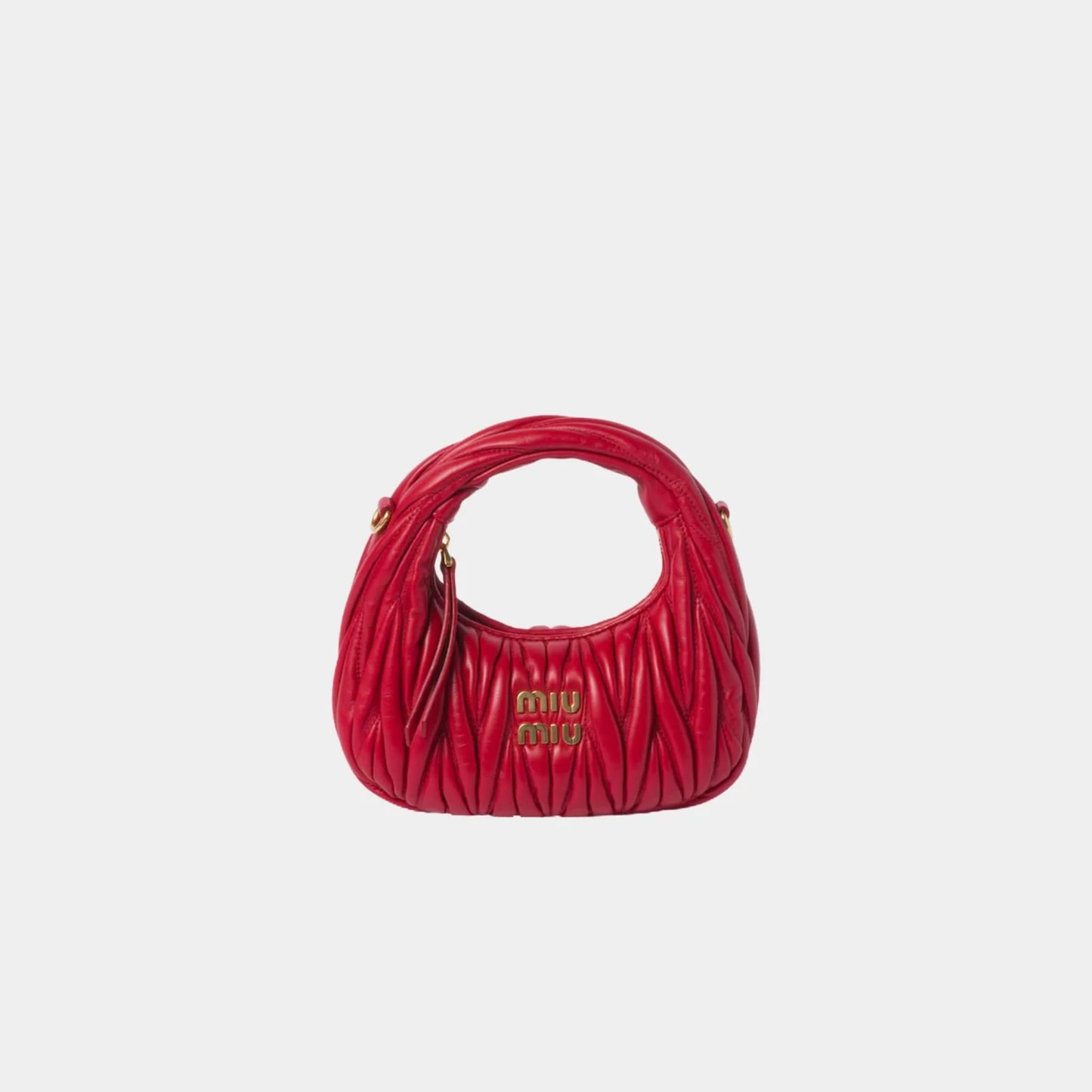 Miu Miu Wander matelassé mini hobo bag