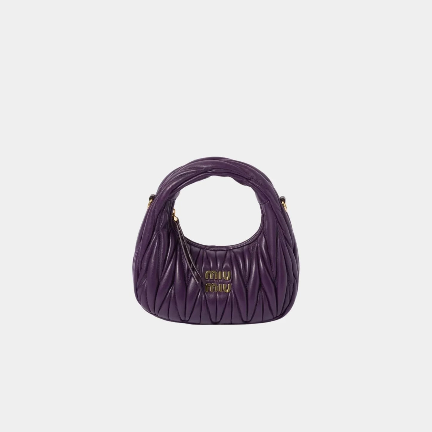 Miu Miu Wander matelassé mini hobo bag